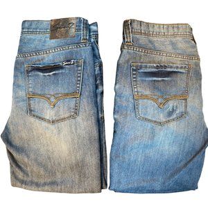 Seven7 Jeans Mens Size 36 X 32 Skinny Straight Leg